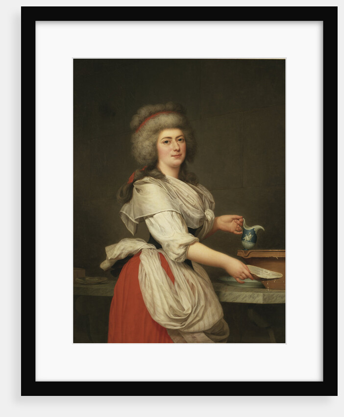Madame Adélaïde Aughié, friend of Queen Marie Antoinette, as a dairymaid at Trianon, 1787 by Anonymous