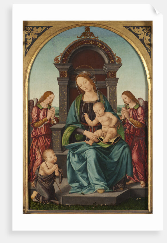 The Madonna and Child with the Infant Saint John and Two Angels by Anonymous