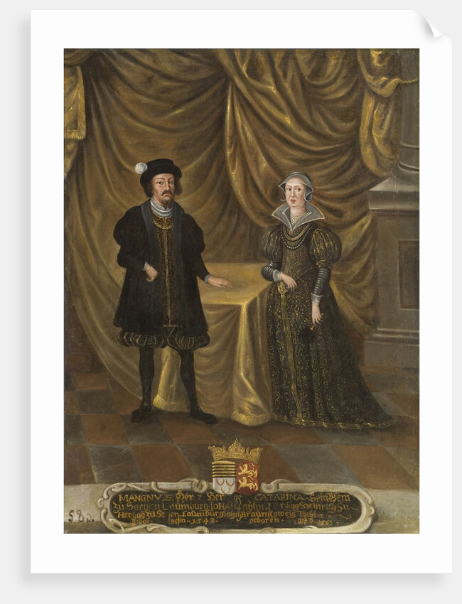 Magnus I, Duke of Saxe-Lauenburg and Catherine of Brunswick-Wolfenbüttel, Du by Anonymous