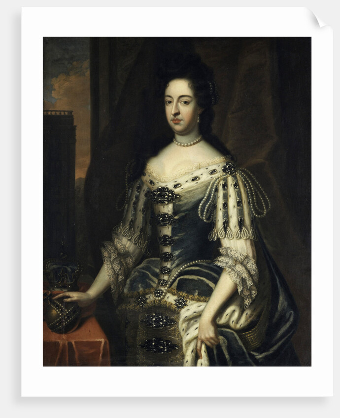 Portrait of Mary II of England by Anonymous
