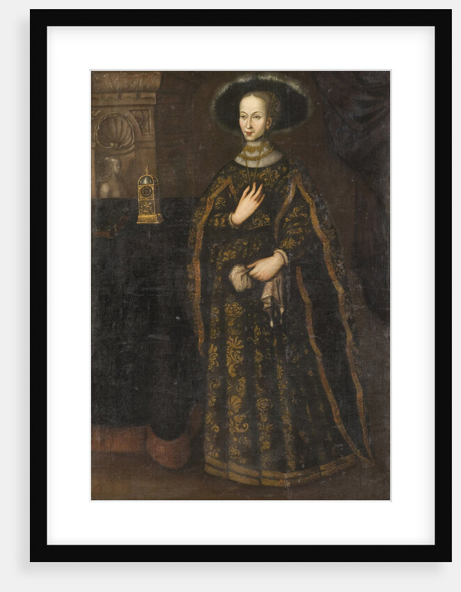 Portrait of Margareta Eriksdotter Vasa, sister of king Gustav I of Sweden by Anonymous