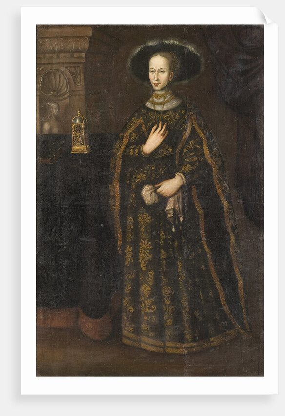 Portrait of Margareta Eriksdotter Vasa, sister of king Gustav I of Sweden by Anonymous