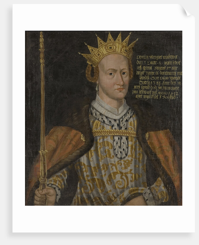 Portrait of Margaret I of Denmark by Anonymous