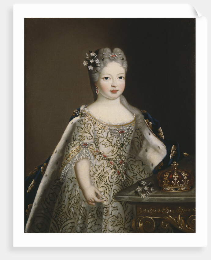 Portrait of Infanta Mariana Victoria of Spain, Queen of Portugal by Anonymous