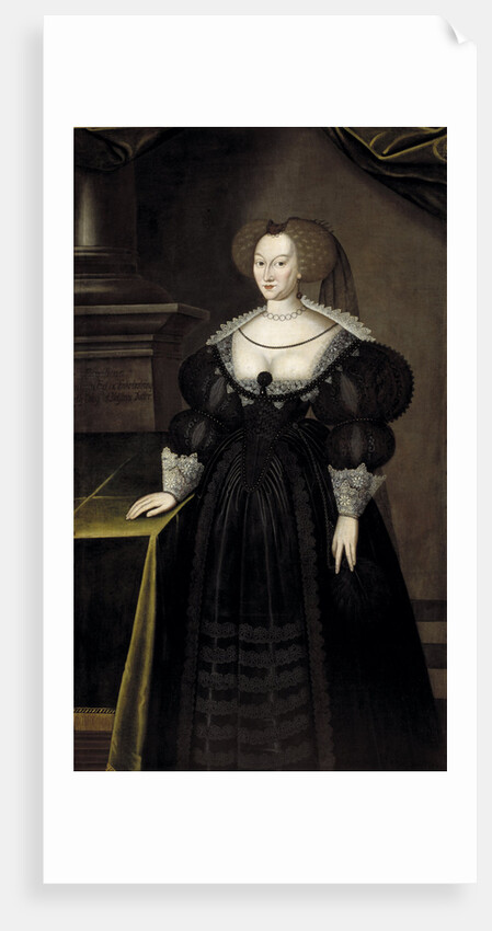 Portrait of Princess Maria Eleonora of Brandenburg, Queen of Sweden by Anonymous