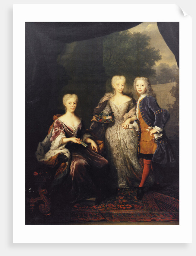 Landgravine Marie Louise of Hesse-Kassel, Princess of Orange, with children by Anonymous