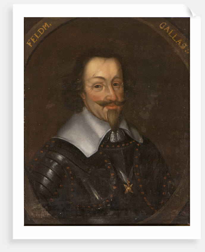 Portrait of Matthias Gallas, Count of Campo, Duke of Lucera by Anonymous