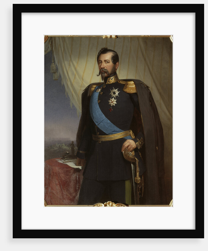 Portrait of Oscar I, King of Sweden and Norway, 1858 by Anonymous