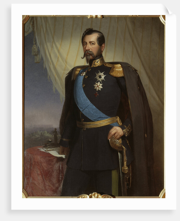 Portrait of Oscar I, King of Sweden and Norway, 1858 by Anonymous