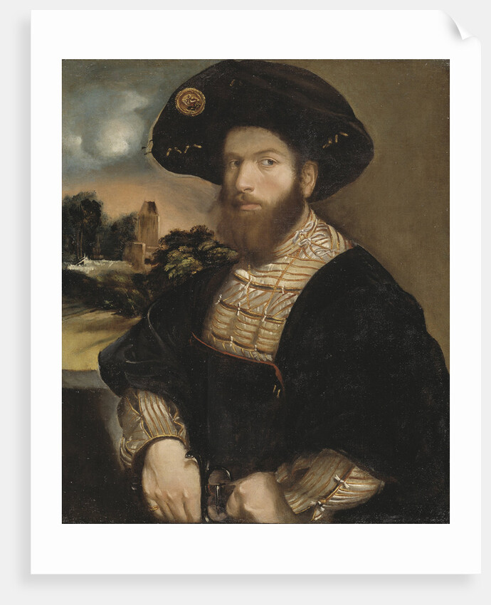 Portrait of a Man Wearing a Black Beret, ca 1530 by Anonymous