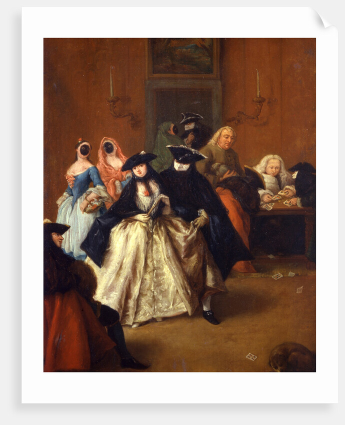 Casino (Il ridotto) in Venice, ca 1757 by Anonymous