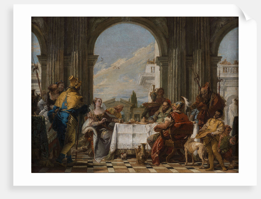 Cleopatras feast, ca 1742 by Anonymous
