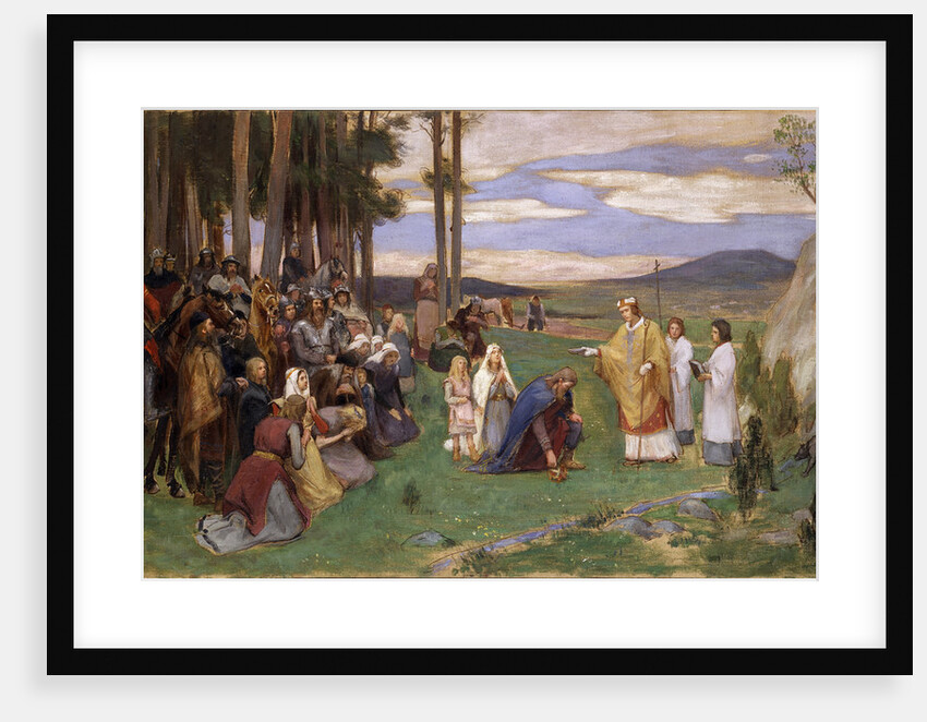 Ansgar Preaching Christianity by Anonymous