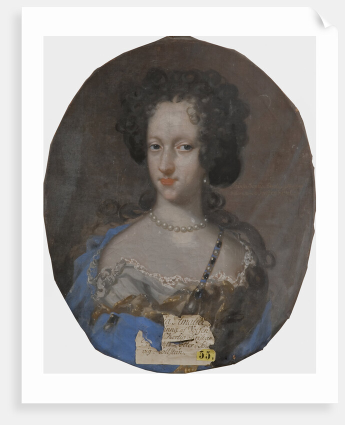 Portrait of Princess Sophie Amalie of Holstein-Gottorp, Duchess of Brunswick-Lüneburg by Anonymous