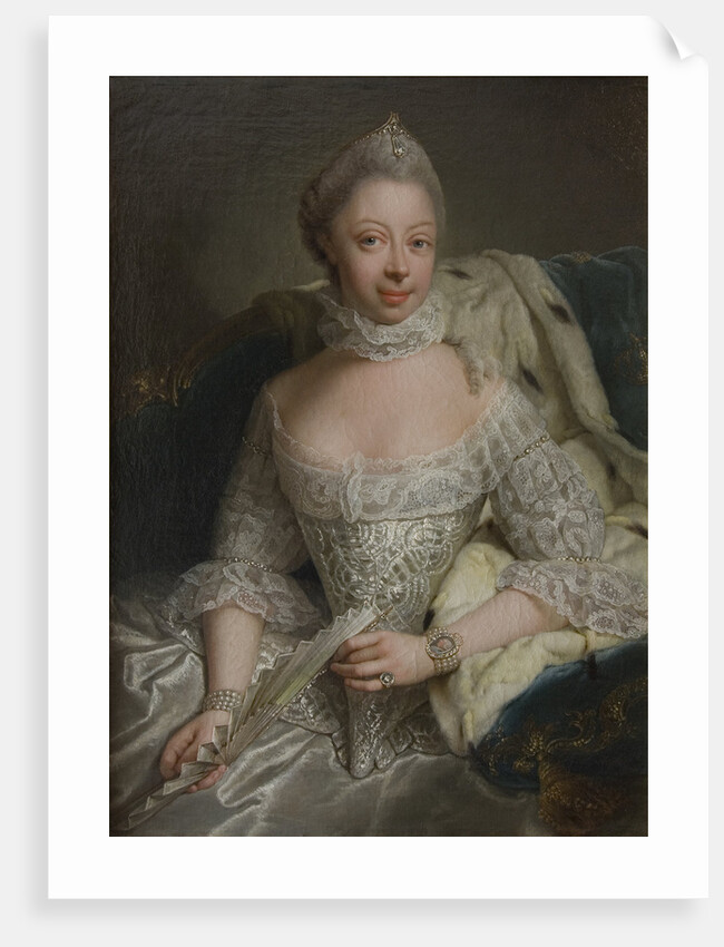 Portrait of Princess Charlotte of Mecklenburg-Strelitz, Queen of Great Britain, 1762 by Anonymous