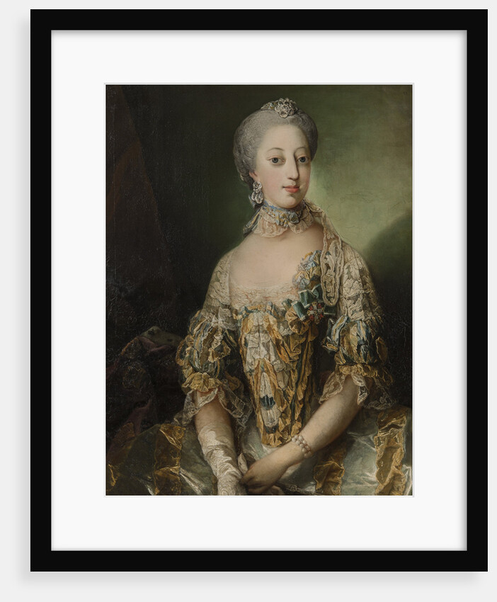 Portrait of Sophia Magdalena of Denmark, Queen of Sweden, 1766 by Anonymous