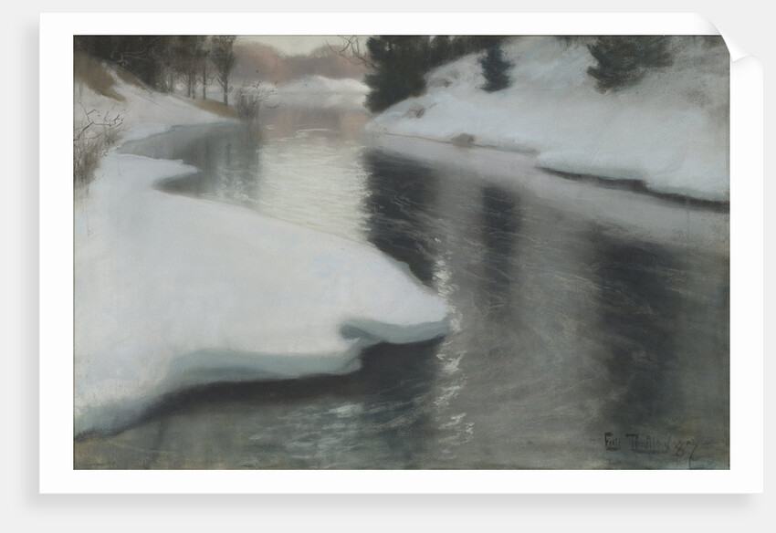 Spring Thaw, 1887 by Anonymous