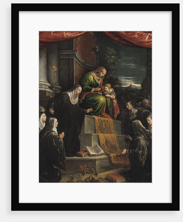 Saint Anne and Mary as child by Anonymous