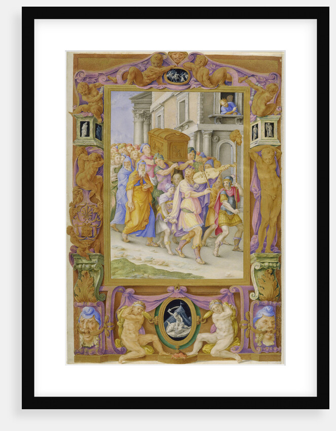 King David dancing before the Ark of the Covenant, c.1540 by Anonymous