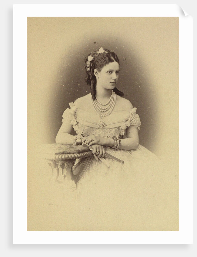 Portrait of Princess Dagmar of Denmark, Maria Feodorovna of Russia, 1873 by Anonymous