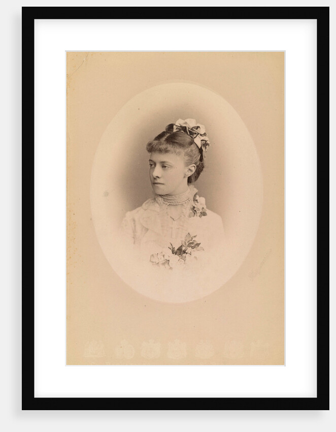 Portrait of Duchess Therese Petrovna of Oldenburg, Princess Romanovskaia, c. 1880 by Anonymous