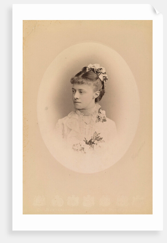 Portrait of Duchess Therese Petrovna of Oldenburg, Princess Romanovskaia, c. 1880 by Anonymous