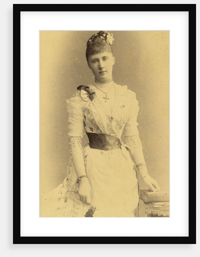 Portrait of Grand Duchess Elizaveta Mavrikievna of Russia, c. 1883-1884 by Anonymous