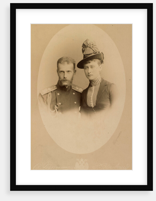 Grand Duke Sergei Alexandrovich and his wife Grand Duchess Elizabeth Fyodorovna, c. 1886 by Anonymous