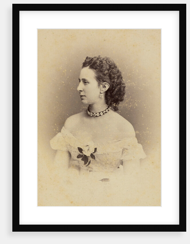 Portrait of Grand Duchess Alexandra Iosifovna of Saxe-Altenburg, ca 1865 by Anonymous