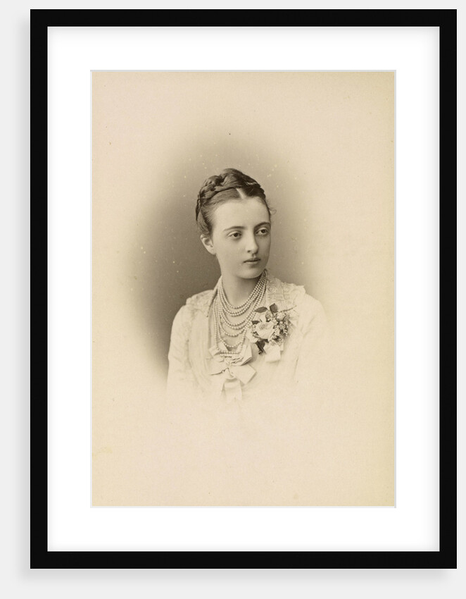 Portrait of Grand Duchess Anastasia Mikhailovna of Russia, 1879 by Anonymous