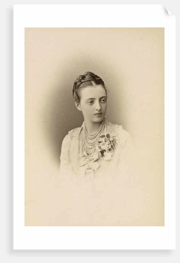 Portrait of Grand Duchess Anastasia Mikhailovna of Russia, 1879 by Anonymous