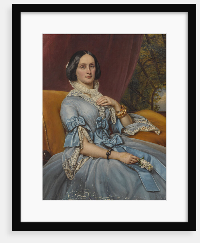 Caroline Freifrau von Gumppenberg-Pöttmes, née Freiin von Bayrstorff, 1856 by Anonymous