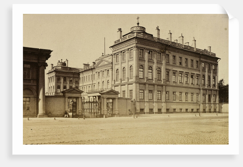 The Anichkov Palace in Saint Petersburg, 1874 by Anonymous