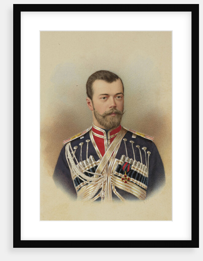 Portrait of Emperor Nicholas II, c. 1895 by Anonymous