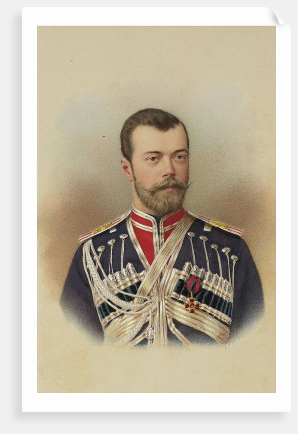Portrait of Emperor Nicholas II, c. 1895 by Anonymous