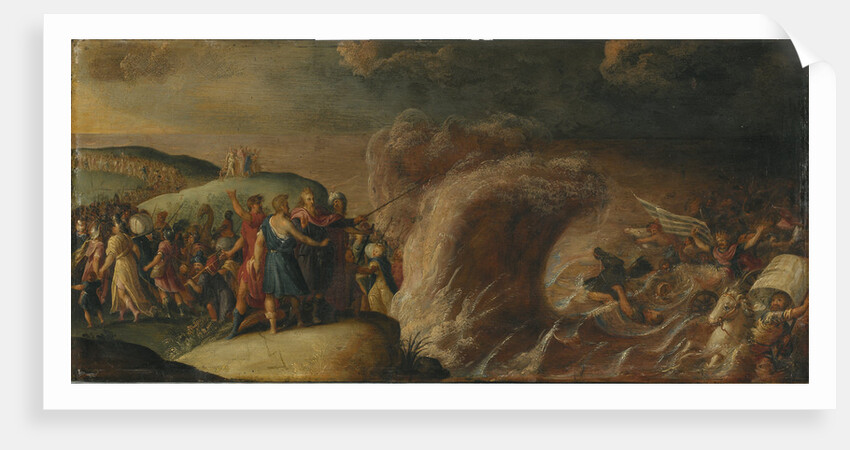 The Israelites crossing of the Red Sea by Anonymous