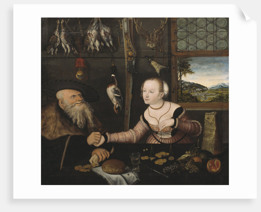 The Ill-matched Couple, 1532 by Anonymous