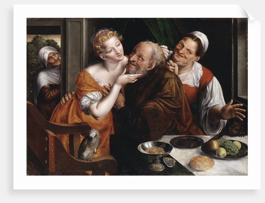 The Ill-matched Couple, 1566 by Anonymous