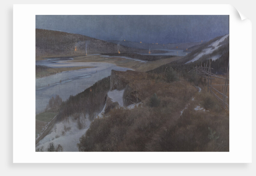 Walpurgis Night in Bergslagen, Grangärde in Dalarna, 1896 by Anonymous