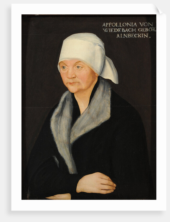 Portrait of Apollonia von Wiedebach, ca 1524 by Anonymous