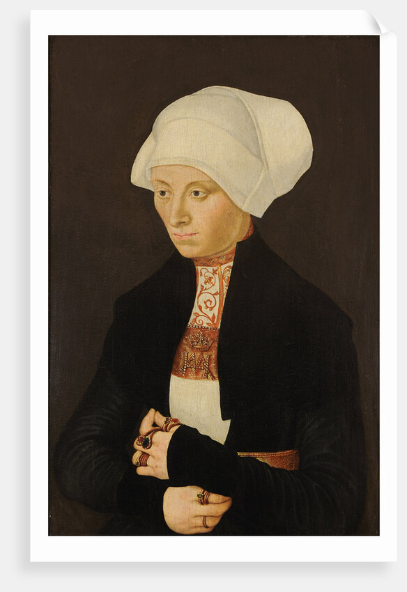 Portrait of a Young Woman with a Bonnet, ca 1525-1550 by Anonymous