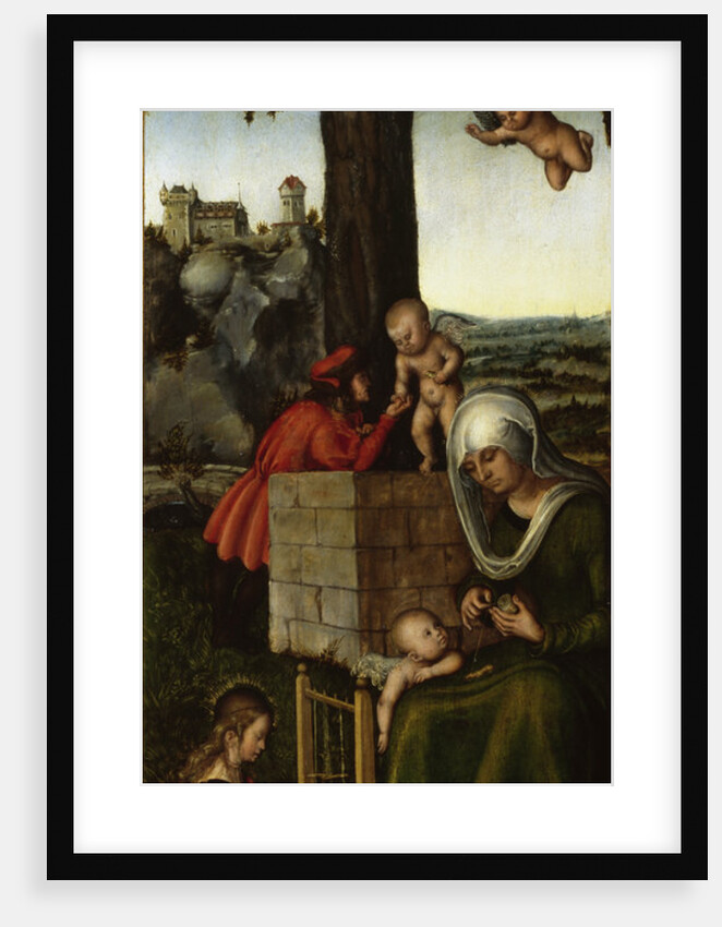 The Education of the Virgin Mary. Altarpiece of the Virgin (right wing), 1510-1515 by Anonymous