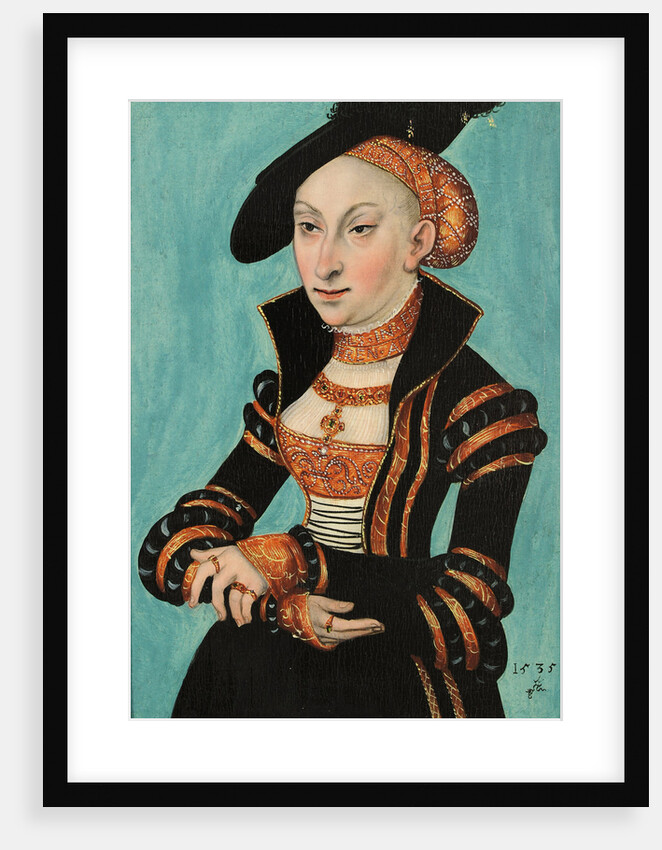 Portrait of Princess Sibylle of Cleves, 1535 by Anonymous