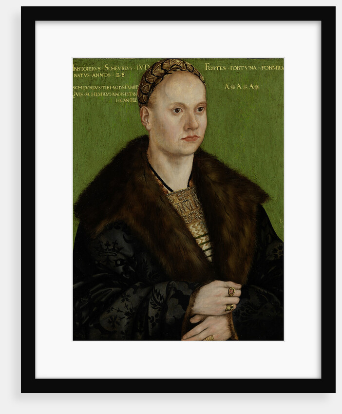 Portrait of Christoph Scheurl, 1509 by Anonymous