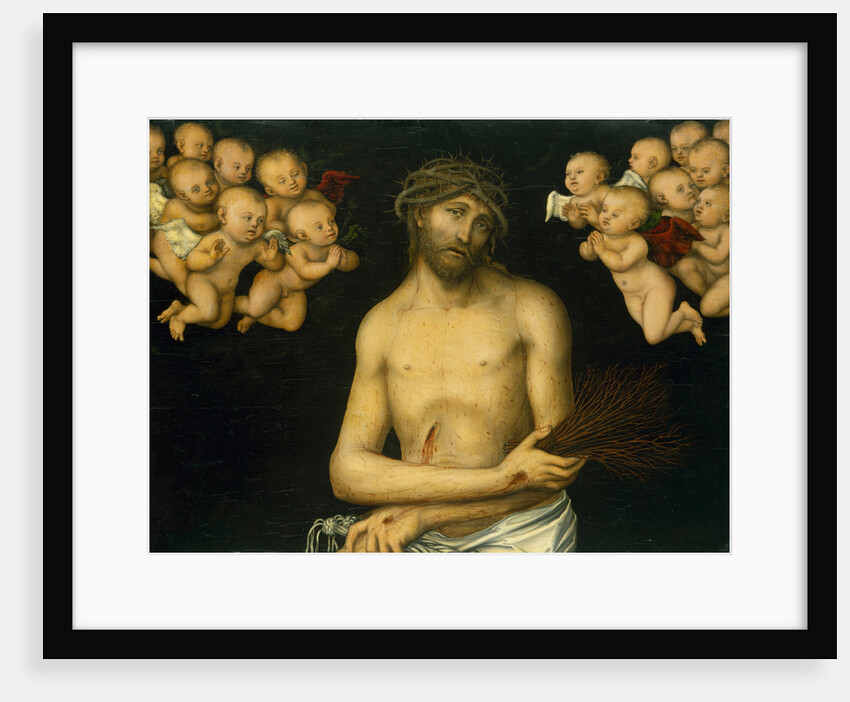 Christ as the Man of Sorrows flanked by Angels, c.1540 by Anonymous