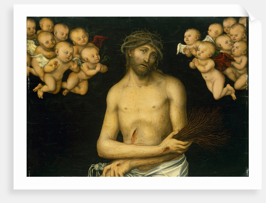 Christ as the Man of Sorrows flanked by Angels, c.1540 by Anonymous