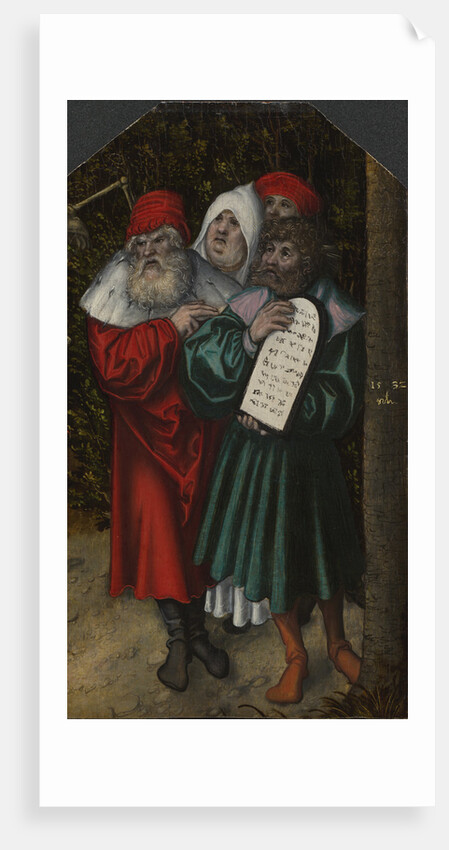 Moses and Aaron with two Prophets, 1532 by Anonymous