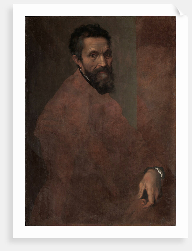 Portrait of Michelangelo Buonarroti, c. 1544 by Anonymous