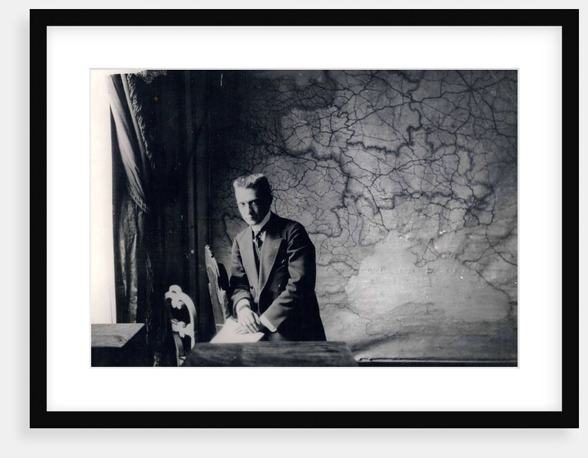 Prime Minister of the Russian Provisional Government Alexander Kerensky in his bureau in the Winter by Anonymous