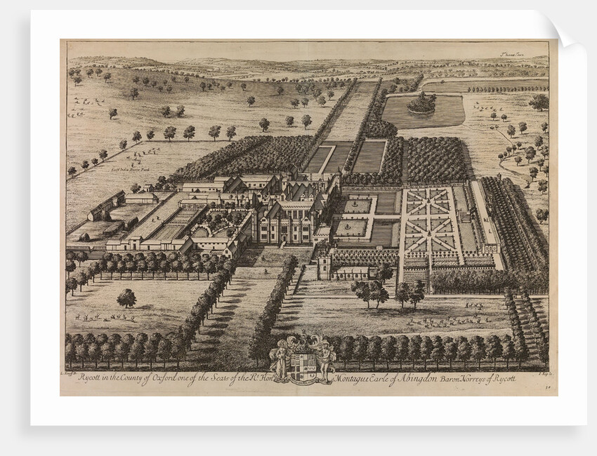 Rycote Park, near Thame in Oxfordshire, Early 18th cen by Anonymous